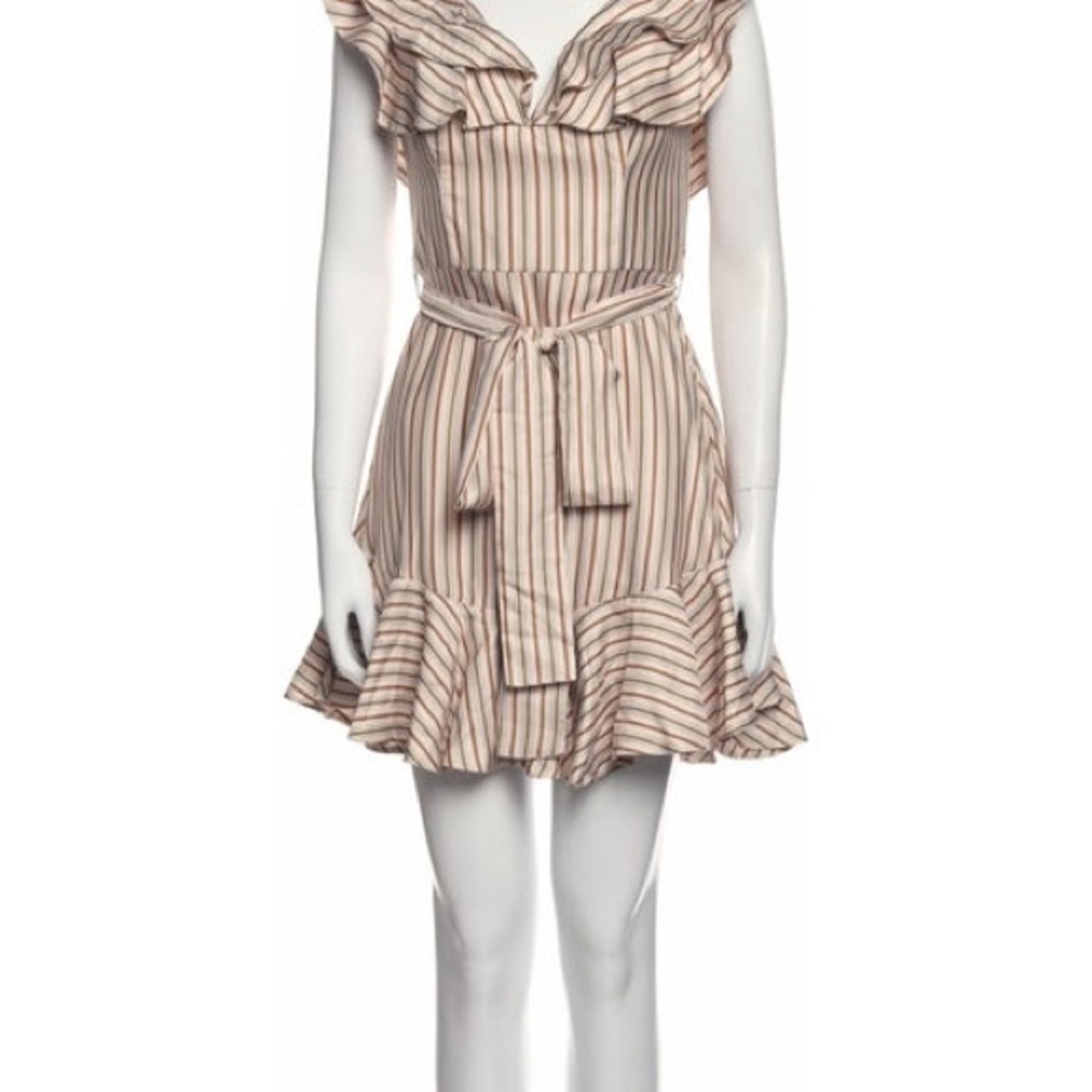 Zimmerman mini ruffled silk dress